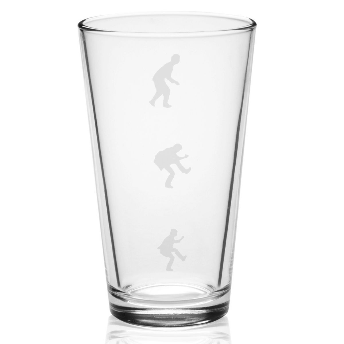 Silhouettes Laser-Etched Pint Glass