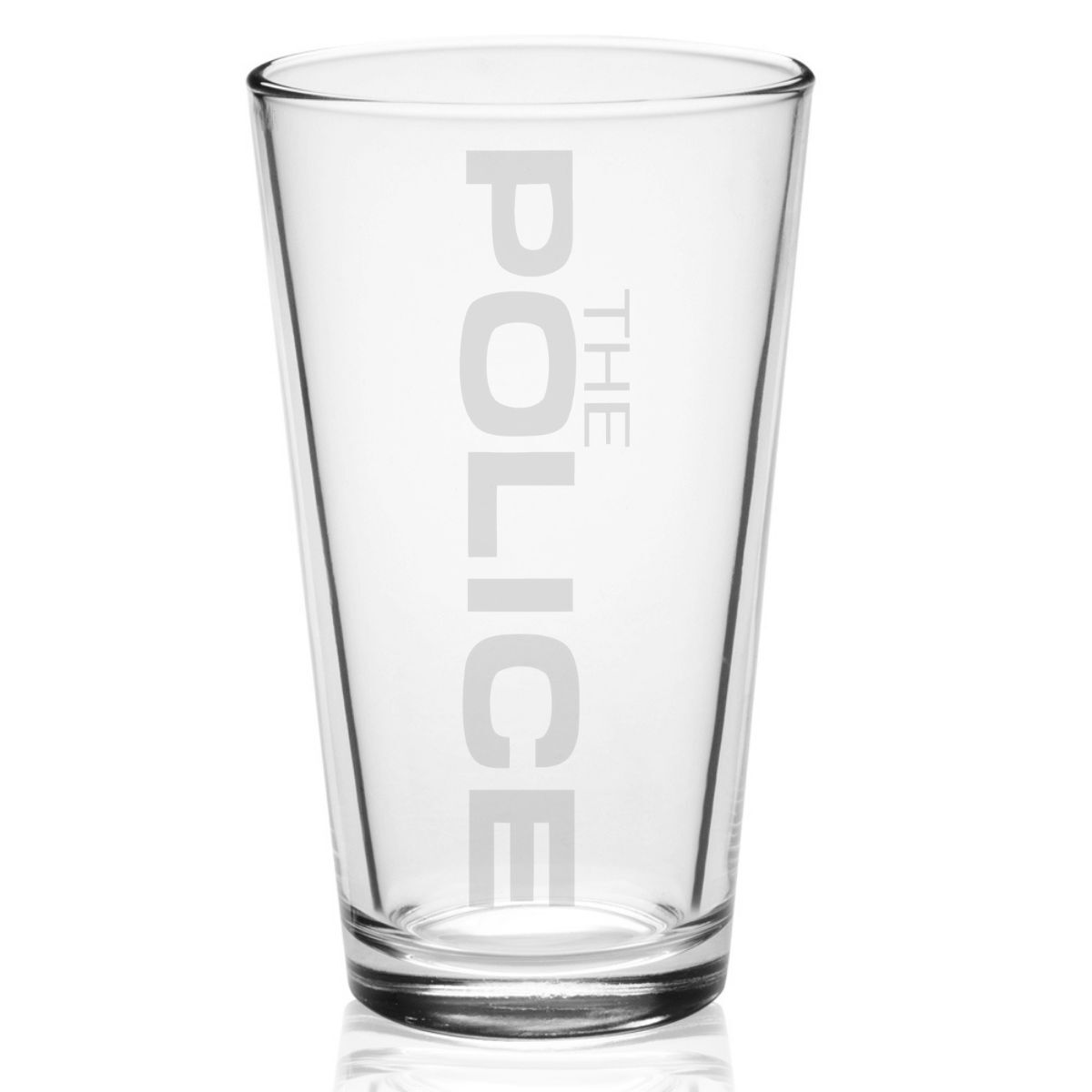 Ghost Logo Laser-Etched Pint Glass