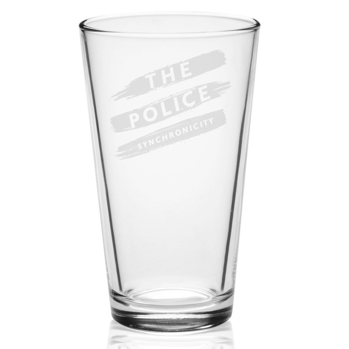 Synchronicity Stripes Laser-Etched Pint Glass