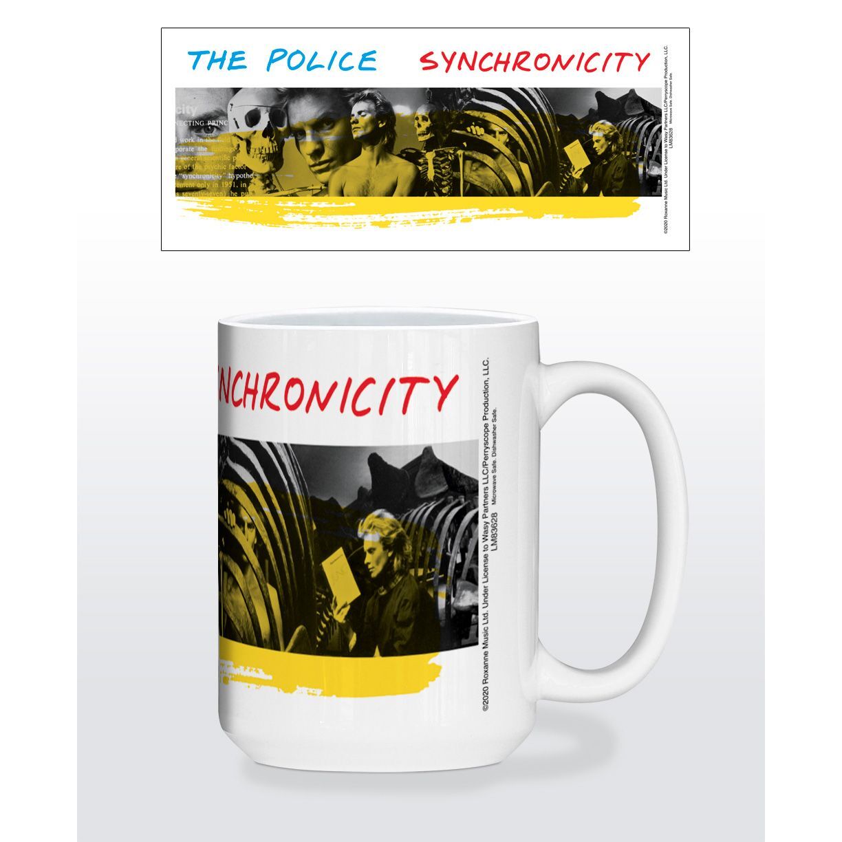 The Police - Synchronicity - Yellow Mug