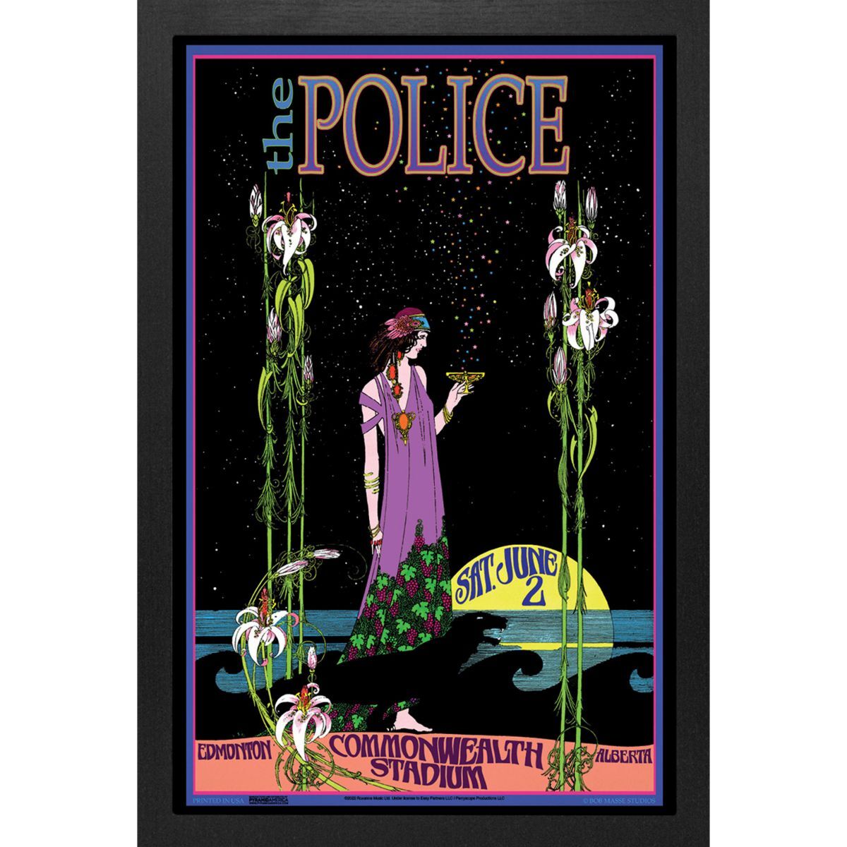 The Police - Masse Poster 11x17 Framed Print