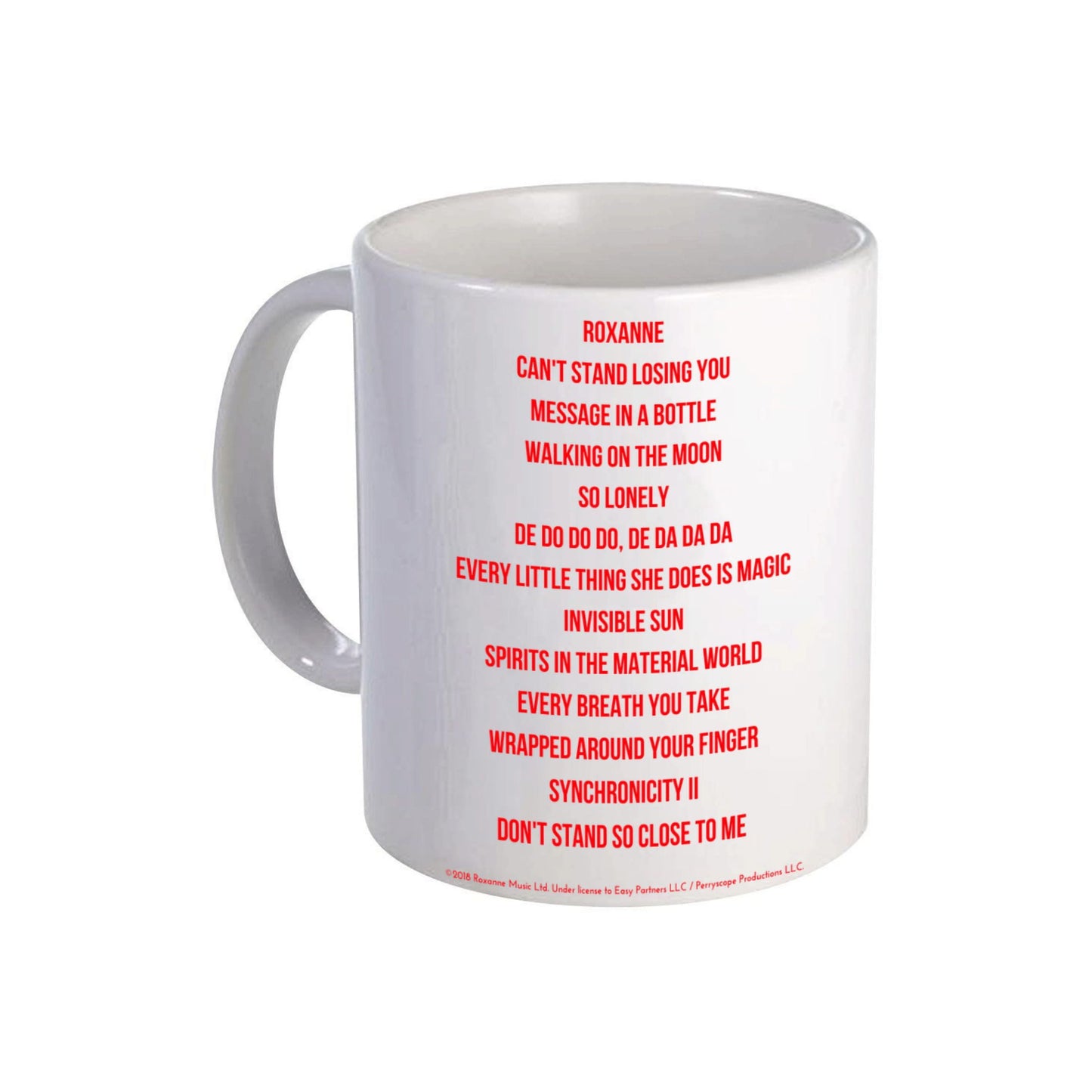 Every Breath You Take: The Singles Mug