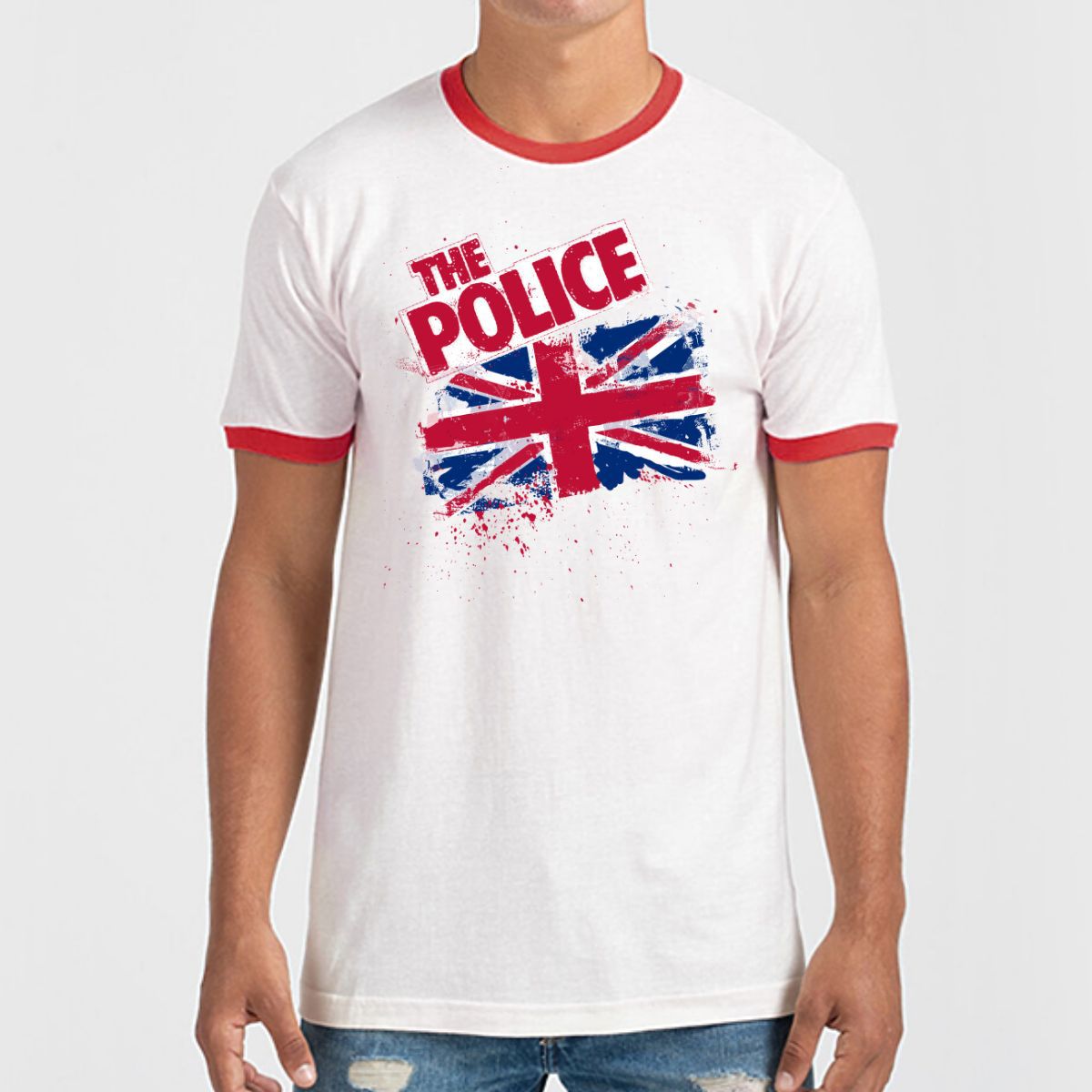 Union Jack Ringer T-Shirt