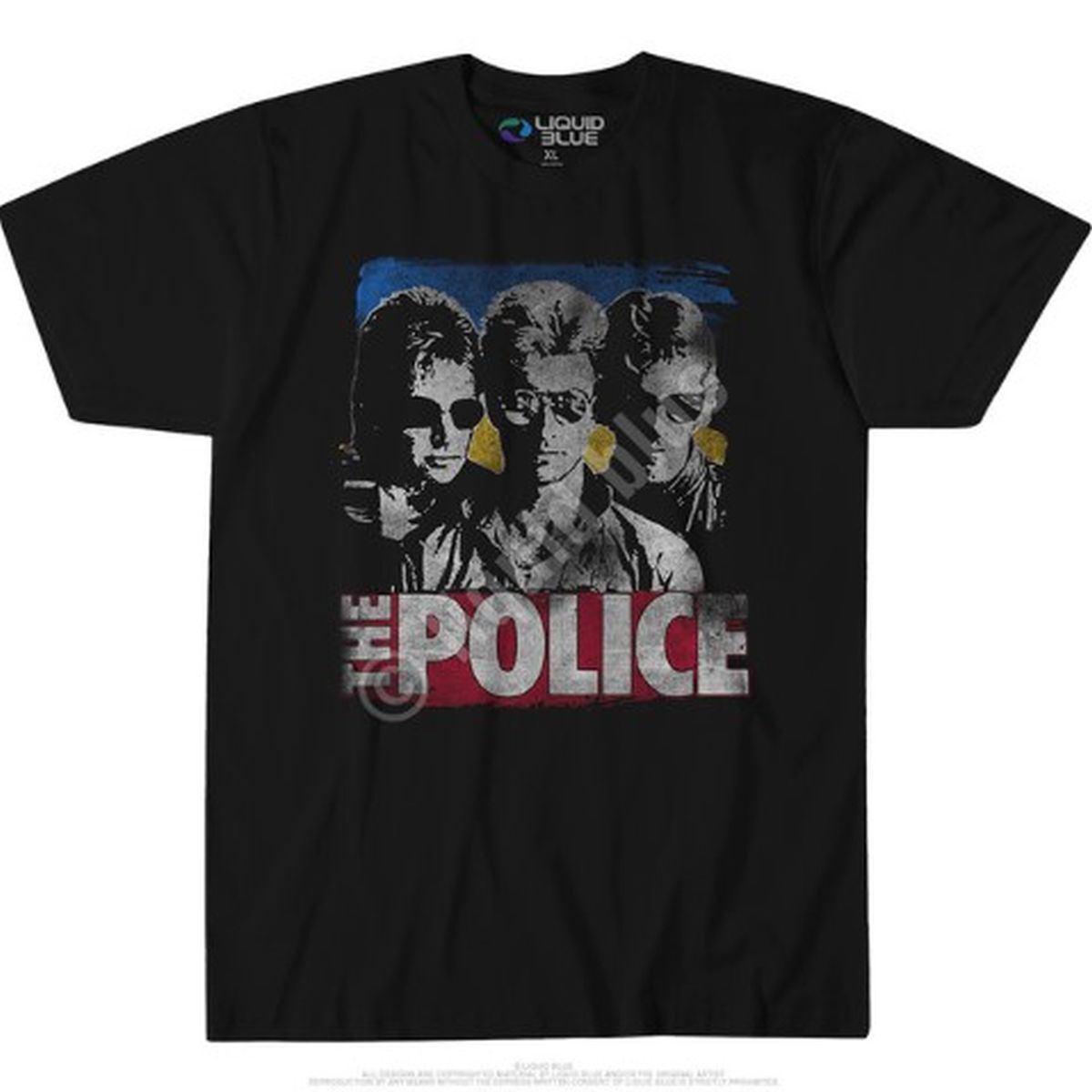 The Police Greatest Hits Black T-Shirt