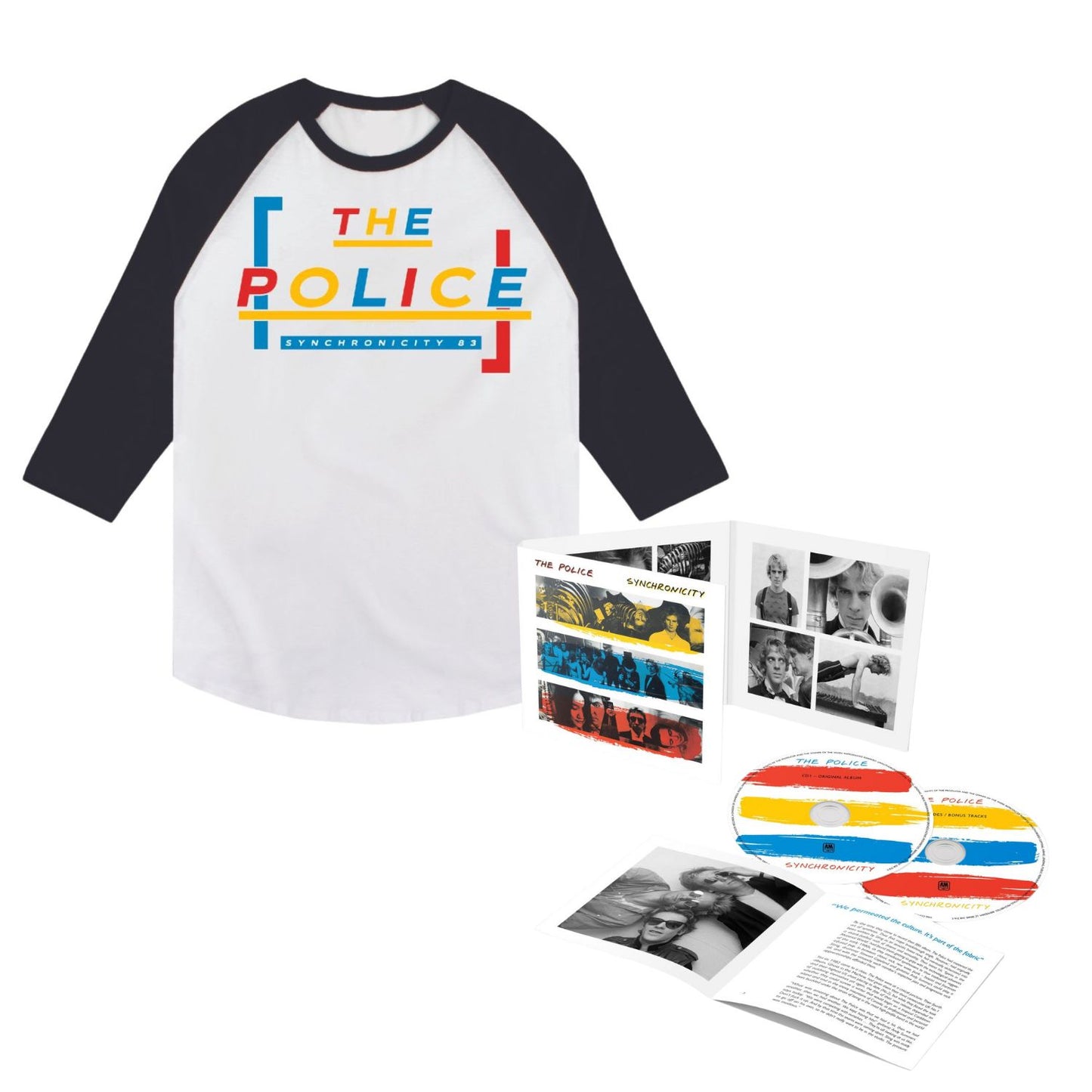 Synchronicity 40 - Deluxe 2CD Box Set & Baseball Tee