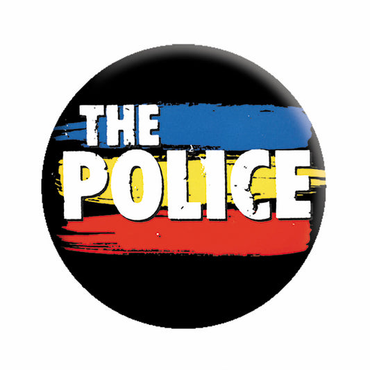 The Police Striped Logo 1.25" Button